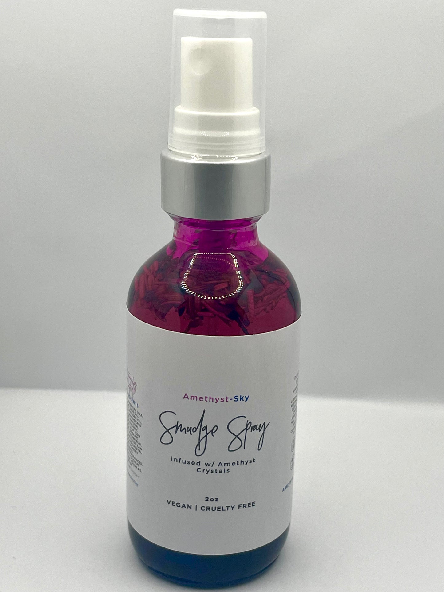 Smudge Spray infused with Amethyst Crystals